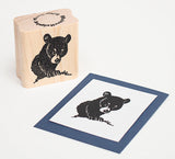 Black Bear Rubber Stamp, Cub