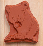 Black Bear Rubber Stamp, Cub