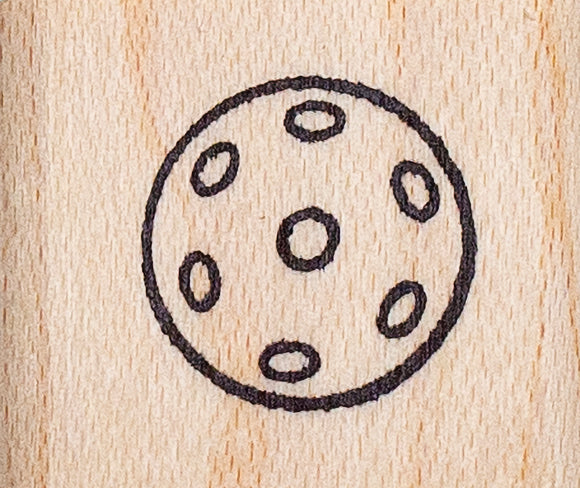 Pickle Ball Rubber Stamp, small