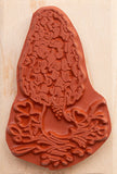 Morel Mushroom Rubber Stamp