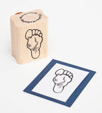 Foot Rubber Stamp, Left Sole