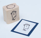 Frankenstein Ghost Rubber Stamp, Halloween, Tiny Size