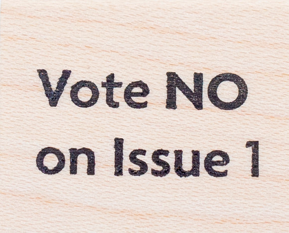Vote No Rubber Stamp, Issue One