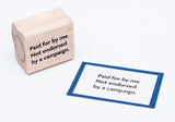 Political Disclaimer Rubber Stamp, Paid for by me