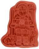 Unmounted Christmas Santa Claus Rubber Stamp, Dog, Cat, Ferret, Hamster, Rat, and Bunny Rabbit umL5309