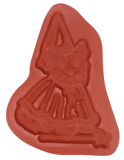 Unmounted Yorkie Dog Princess Rubber Stamp umK6701