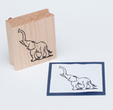 Small Elephant Rubber Stamp