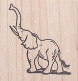 Small Elephant Rubber Stamp