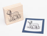 Bedlington Terrier Dog Rubber Stamp