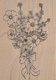Floral Bouquet Rubber Stamp