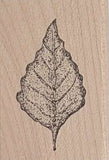 Birch Leaf Rubber Stamp