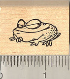 Wily Frog Rubber Stamp