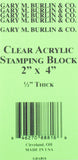 Acrylic Block 2" x 4"