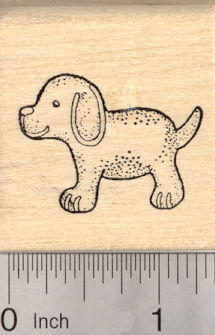 Gingerbread Dog Rubber Stamp, Christmas Cookie, Fairy Tale