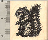 Squirrel Rubber Stamp, Medium