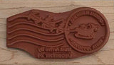 Santa Faux Cancellation Rubber Stamp