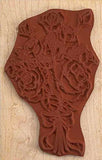 Rose Bouquet Rubber Stamp, Long Stem Roses