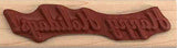 Happy Holidays Rubber Stamp