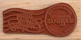 North Pole Faux Post Rubber Stamp, Santa Special Delivery