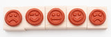 5 pc. basic set of Human Expression Stamps
