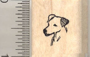 Tiny Parson's Terrier (Jack Russell) Rubber Stamp