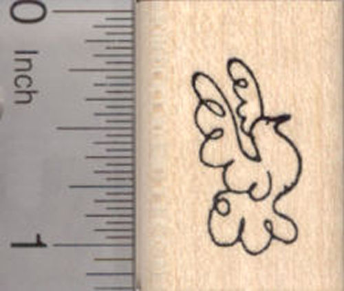 Dove Rubber stamp, Facing Right