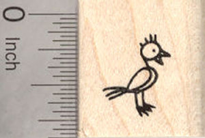 Bird Rubber Stamp, Stick Figure Collection