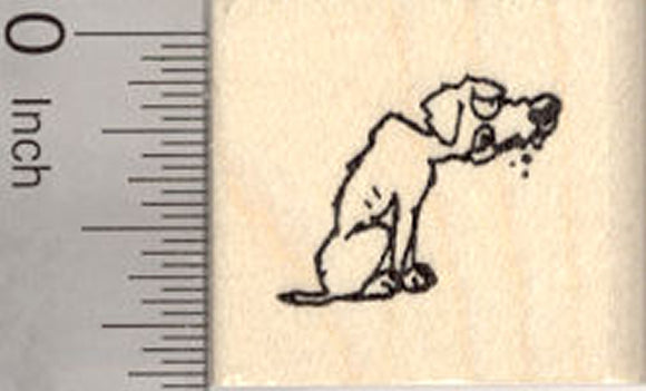 Small Scurvy Dog Rubber Stamp, Pirate Series