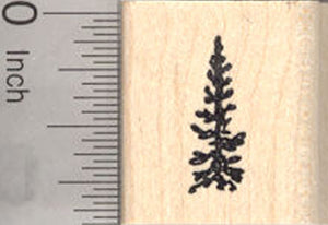 Tiny Pine Tree Rubber Stamp, Great Evergreen for Scenes, Fir