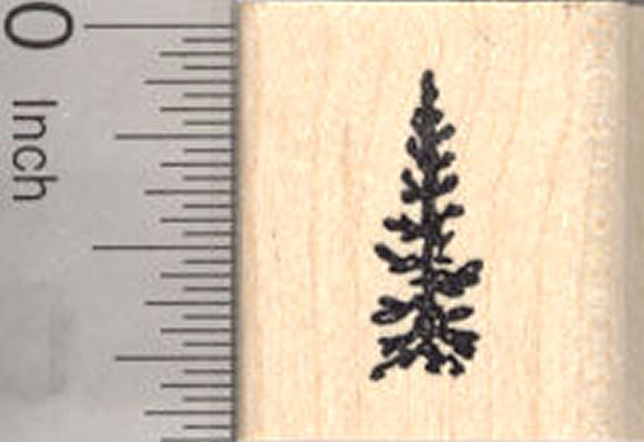 pine tree rubber stamp Tiny Pine Tree Rubber Stamp, Great Evergreen for Scenes, Fir Unmounted (rubber die only)