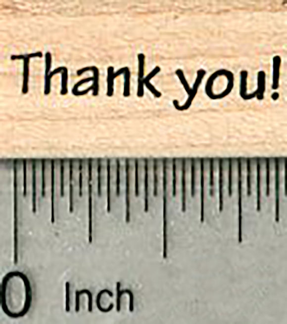 Thank You Rubber Stamp – RubberHedgehog Rubber Stamps