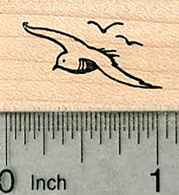 Seagull Rubber Stamp, Nautical Travel Series