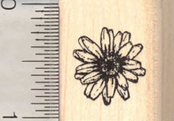 Smallest Daisy Rubber Stamp, Flower