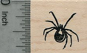 Small Spider Rubber Stamp, Halloween Series