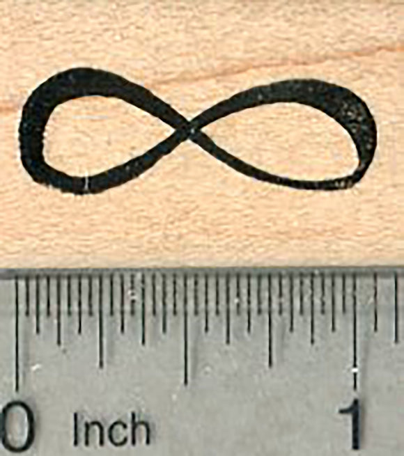 Infinity Symbol Rubber Stamp, Math Series