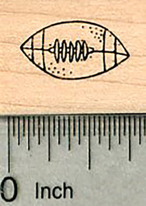 Small Football Rubber Stamp