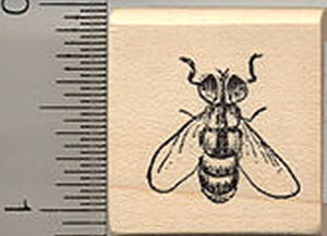 Fly Rubber Stamp