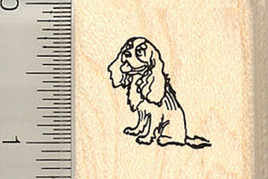 Tiny Cavalier King Charles Spaniel Rubber Stamp