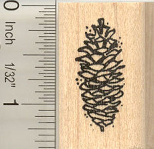 Pinecone Rubber Stamp