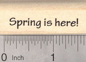 Spring is Here Rubber Stamp