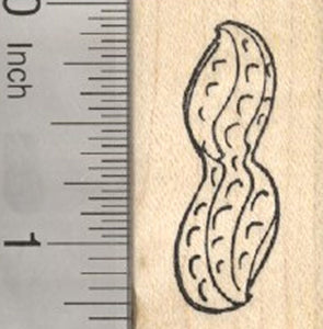 Peanut Rubber Stamp, Goober Pea