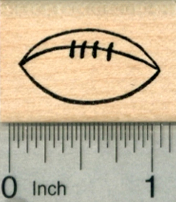 Football Rubber Stamp, Small