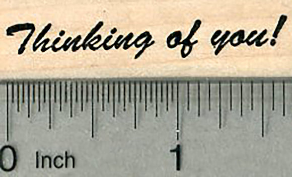 Thinking of you Rubber Stamp