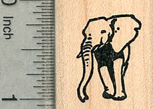 Elephant Rubber Stamp, Small