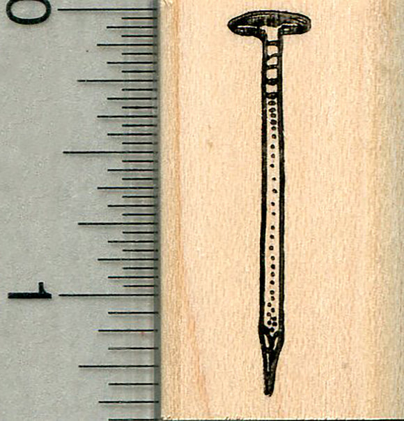 Nail Rubber Stamp, Carpentry Series