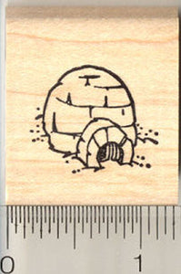 Little Igloo Rubber Stamp