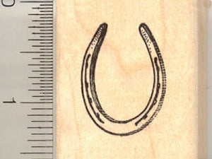 Horse Shoe Rubber Stamp