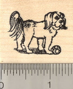 Shih Tzu Dog Rubber Stamp