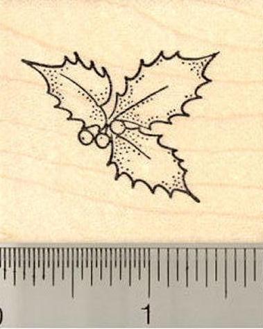 Mistletoe Rubber Stamp