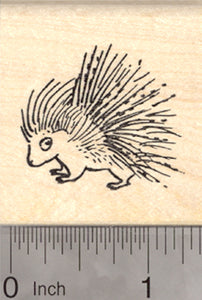 Porcupine Rubber Stamp